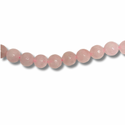 Cuentas Facetadas de Cuarzo Rosado - 12mm