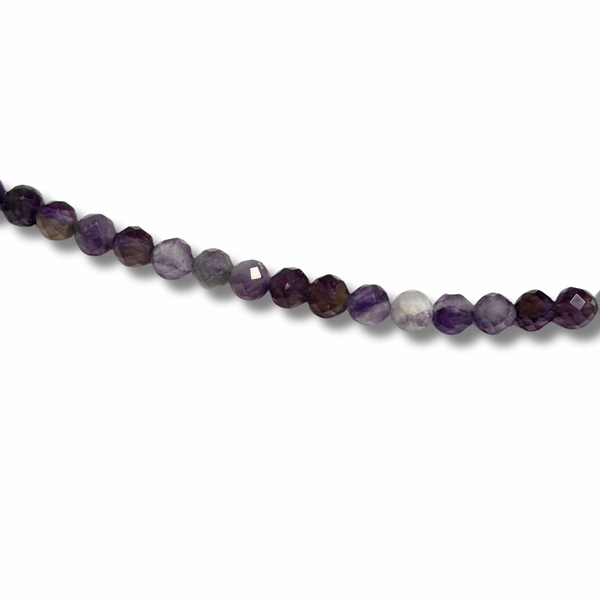 Cuentas Facetadas de Amatista - 4mm