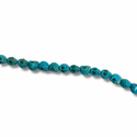 Cuentas de Calaveras Howlite Turquesa  Sintético - 10mm