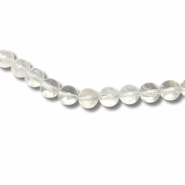Cuentas Redondas Cuarzo de Cristal - 8mm