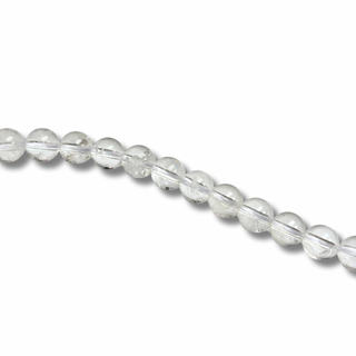 Cuentas Redondas Cuarzo de Cristal - 6mm