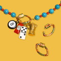 Cierre con Rosca, Brass con Esmaltado Multicolor – 1 Pieza