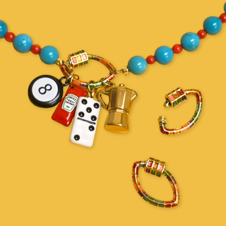 Cierre con Rosca, Brass con Esmaltado Multicolor – 1 Pieza