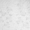 Tela Tulle de Encaje Bordada 60", Blanco - 1 yarda