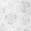 Tela Tulle de Encaje Bordada 60", Blanco - 1 yarda