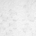 Tela Tulle de Encaje Bordada 65", Blanco - 1 yarda