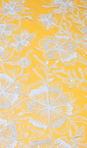Tela Tulle de Encaje Bordada 65", Blanco - 1 yarda