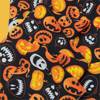 Pumpkins - Halloween Fabric- 100% Cotton Print Fabric, 44/45" Wide