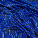 Holographic Mermaid, Royal Blue Lycra Fabric - 60" Wide