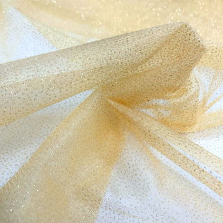Gold, Tull Metallic Foil Mist 100% Polyester