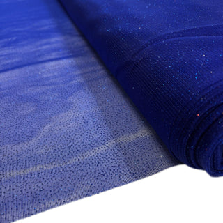 Royal Blue, Tull Metallic Foil Mist 100% Polyester