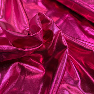 Fuchsia, Licra Full Foil, 100% Polyester (4 - Way)