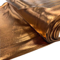 Licra / Lycra Full Foil, 58" Wide - 100% Polyester, Four Way Stretch - Redish Gold