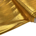 Licra / Lycra Full Foil, 58" Wide - 100% Polyester, Four Way Stretch - Gold