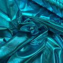 Licra / Lycra Full Foil, 58" Wide - 100% Polyester, Four Way Stretch - Turquoise