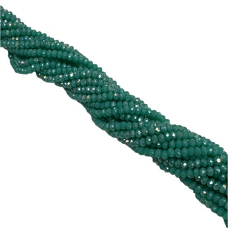 Rondelle - Verde Aqua - 2mm