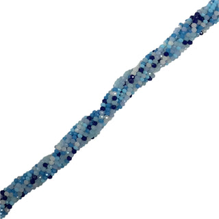 Rondelle de Cristal Tonos Azules