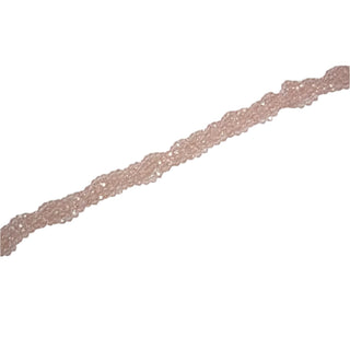 Rondelle de Cristal Pink Blush