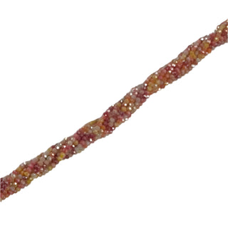 Rondelle de Cristal Tonos Coral