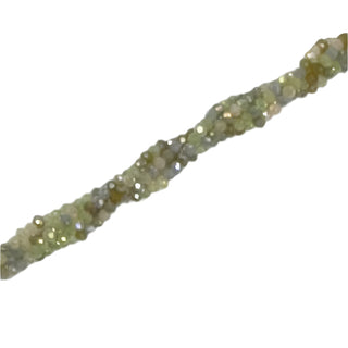 Rondelle de Cristal Tonos Verdes