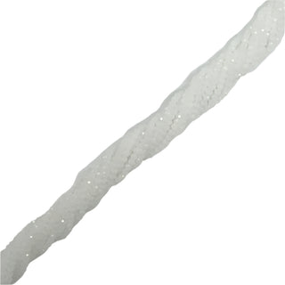 Rondelle de Cristal Blanco