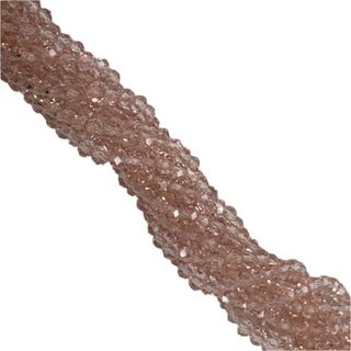 Rondelle de Cristal Pink Blush