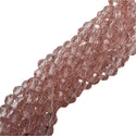 Rondelle de Cristal Pink Blush