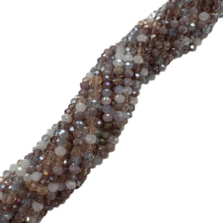 Rondelle de Cristal Tonos Lavanda