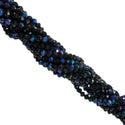 Rondelle de Cristal Multi Tono Azul