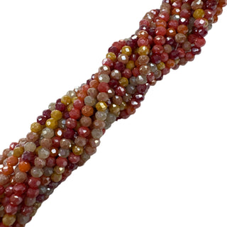Rondelle de Cristal Tonos Coral