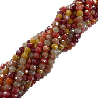 Rondelle de Cristal Tonos Coral