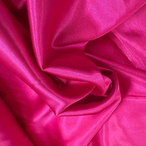 Fuchsia, Satin Stretch 60" 100% Polyester
