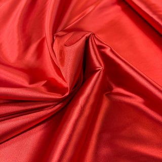 Satin Stretch Fabric, 60" Wide- 100% Polyester, Red