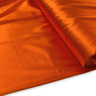 Orange, Satin Stretch 60" 100% Polyester