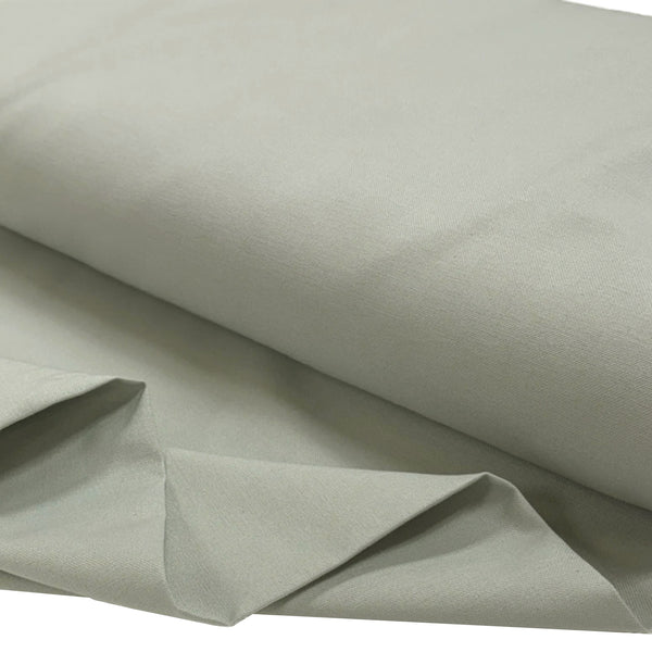 Oxford Fabric, 60" Wide - 75% Cotton, 25% Polyester, Light Gray