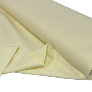 Oxford Fabric, 60" Wide - 75% Cotton, 25% Polyester, Light Yellow