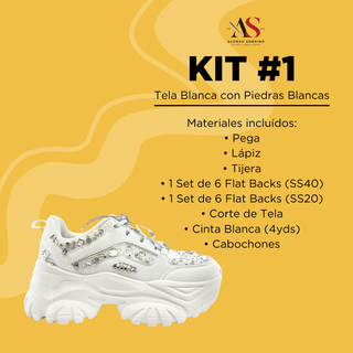 Kit de Materiales para Decorar Zapatos - ¡Elige tu preferido!