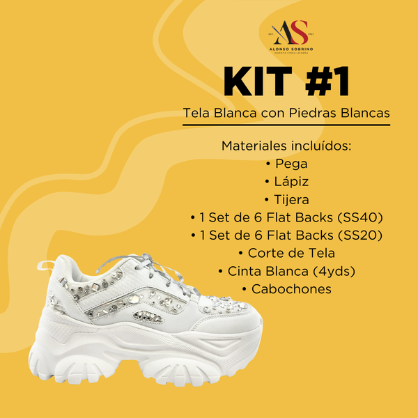 Kit de Materiales para Decorar Zapatos - ¡Elige tu preferido!