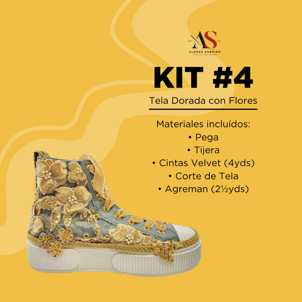 Kit de Materiales para Decorar Zapatos - ¡Elige tu preferido!