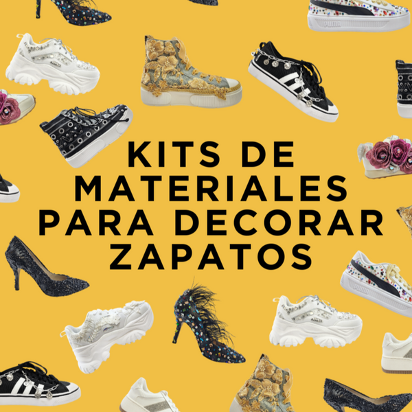 Kit de Materiales para Decorar Zapatos - ¡Elige tu preferido!