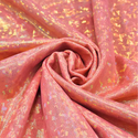 Tela Licra Holográfica 60", Estampado de Cristal Coral - 1 yarda