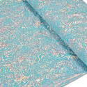 60" Holographic Lycra Fabric, Poly / Spandex - Dark Gold and Black