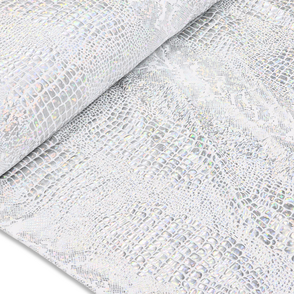 60" Holographic Lycra Fabric, Poly / Spandex - Dark Gold and Black