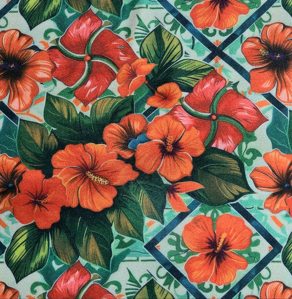 Licra Serena Sublimada / Lycra Serene, 58" Wide - 100% Polyester, Four Way Stretch - Flor de Maga