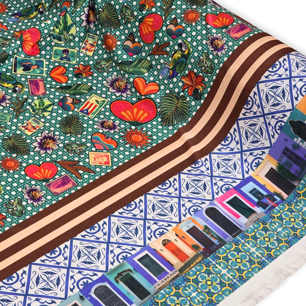 Licra Serena Sublimada / Lycra Serene, 58" Wide - 100% Polyester, Four Way Stretch - Puerto Rico