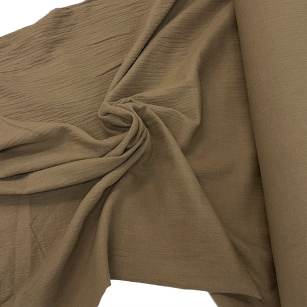 Gasa / Gauze Fabric, 54" Wide- 100% Cotton, Light Brown