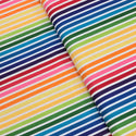 Tela Estampada de 100% Algodón 44/45" Líneas de Arcoiris - 1 yarda