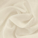 Ivory, 100% Polyester Linen Look Fabric - 110" wide; 1 Yard