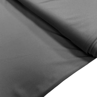 Licra/Lycra Serene, 58" Wide- 100% Polyester, Four Way Stretch- Charcoal Gray