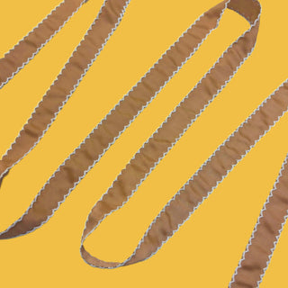 Marrón Claro - Cinta Grosgrain Moonstitch - 1 Yarda